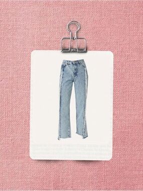 Trendyol Light Blue Straight Leg Jeans